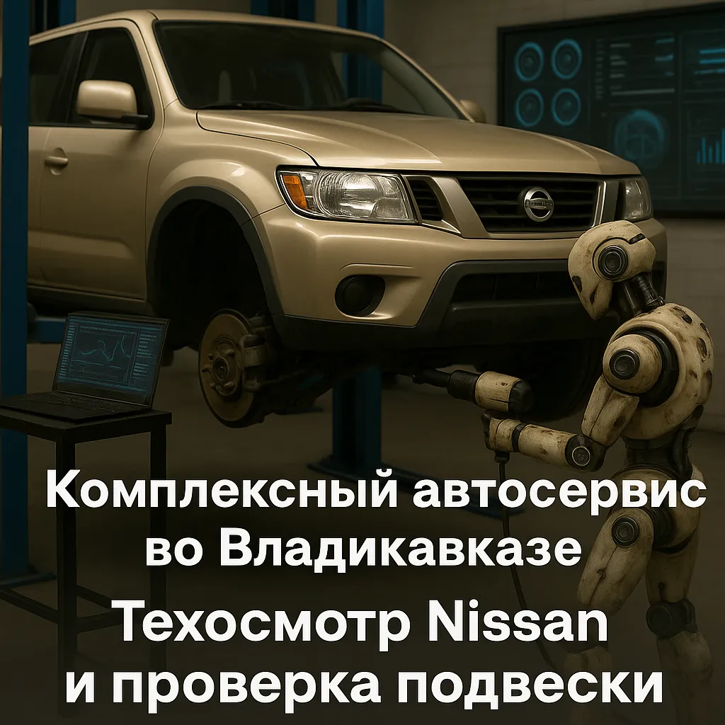 🧰 Комплексный автосервис во Владикавказе: Техосмотр Nissan и проверка подвески