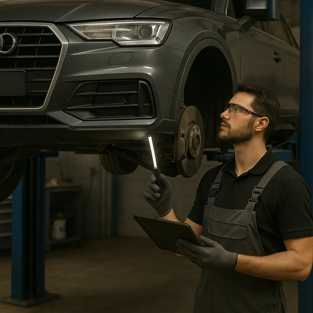 🚗 Ремонт ходовой во Владикавказе: Диагностика подвески Audi на месте